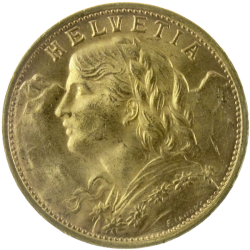 20 Francs Croix Suisse